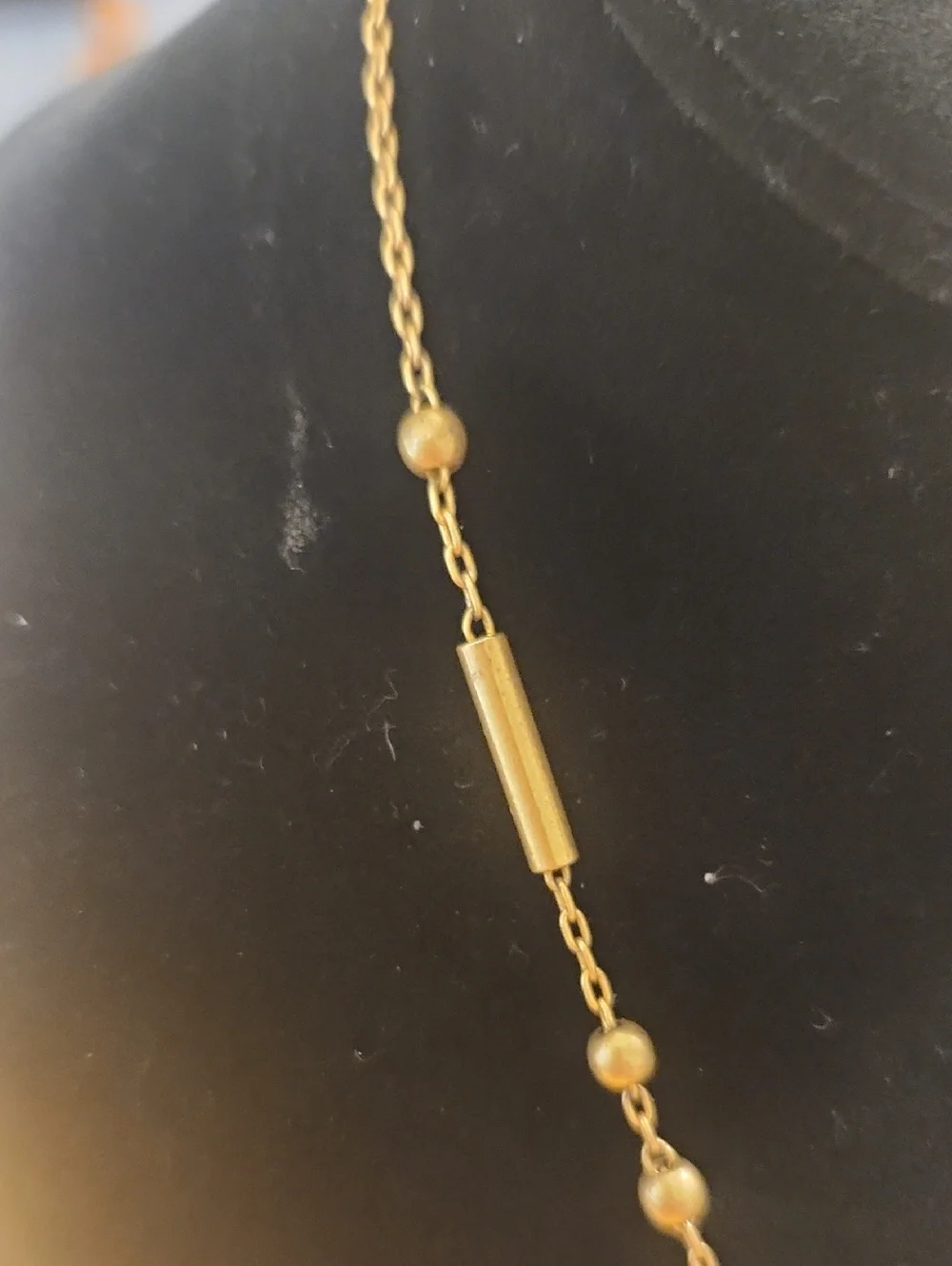 Madewell Gold Bar Drop Y-Necklace - Picture 3 of 5